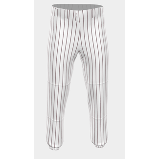 Rawlings VN Baseball Rawlings Custom Pinstripe Elastic Bottom Pants