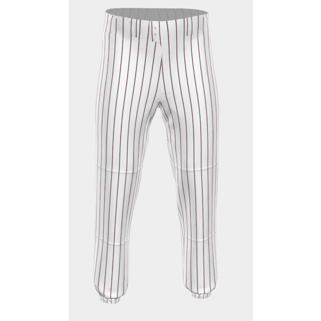 VN Baseball Rawlings Custom Pinstripe Elastic Bottom Pants