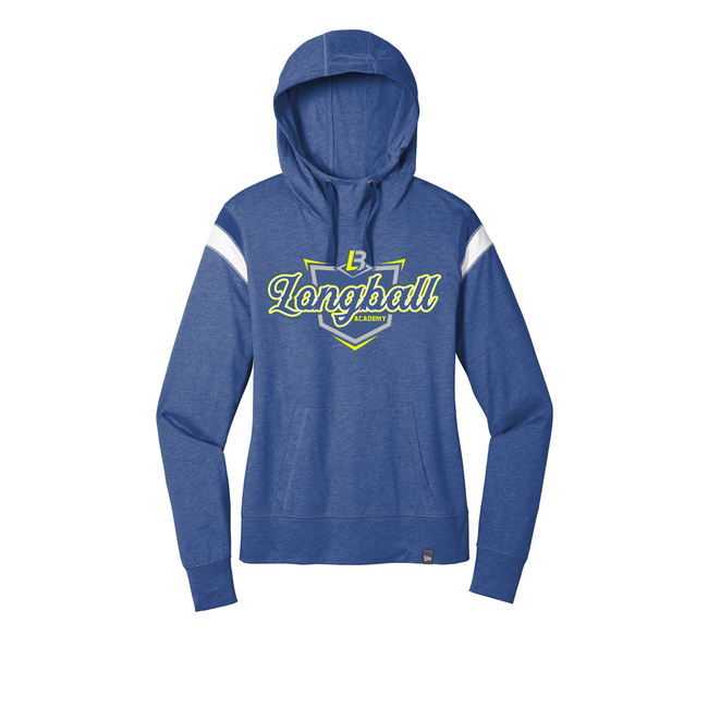 Longball Baseball Academy New Era Ladies Heritage Blend Varsity Hoodie