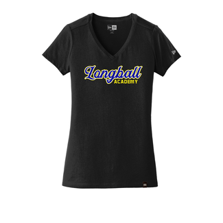 New Era Longball Baseball Academy New Era Ladies Heritage Blend V-Neck Tee