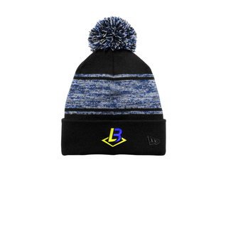 New Era Longball Baseball Academy New Era Pom Beanie w/Embroidery