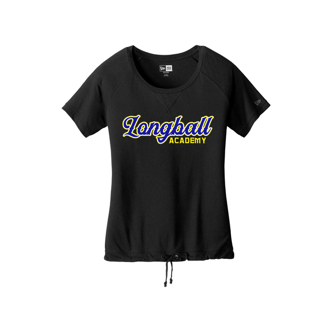 Longball Baseball Academy New Era Ladies Tri-Blend  Cinch Tee