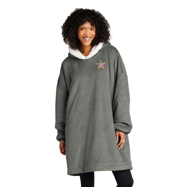 Braves Baseball Mountain Lodge Wearable Blanket