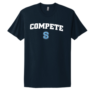 Next Level Sylmar Baseball "Compete" Logo Cotton T-Shirt - 3600