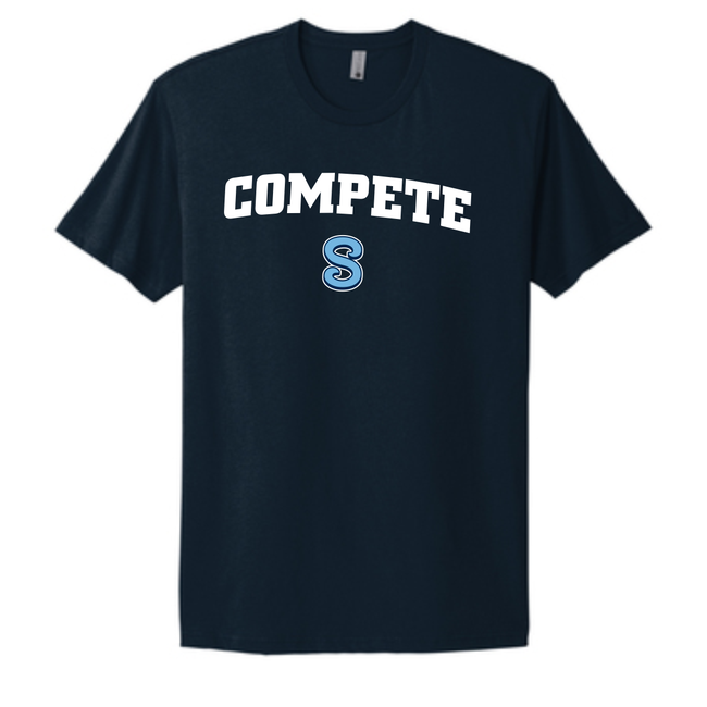 Sylmar Baseball "Compete" Logo Cotton T-Shirt - 3600