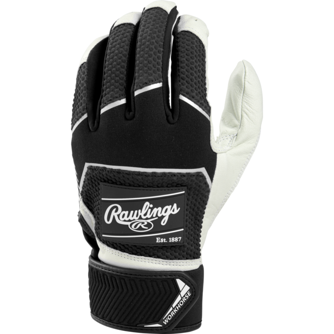 Rawlings Youth Workhorse Pro Baseball Batting Gloves - WH22BY