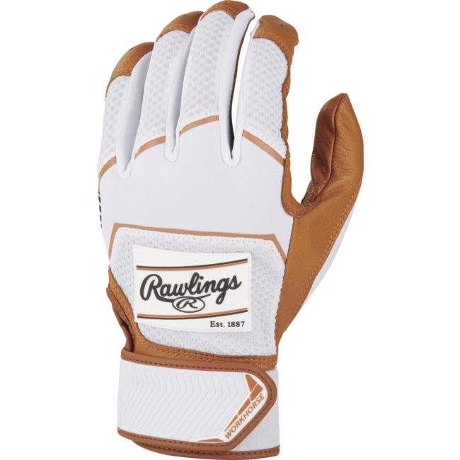 Rawlings Adult Workhorse Pro Baseball Batting Gloves - WH22BG