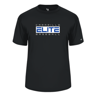 Badger Camarillo Elite Black Performance Jersey Block Logo