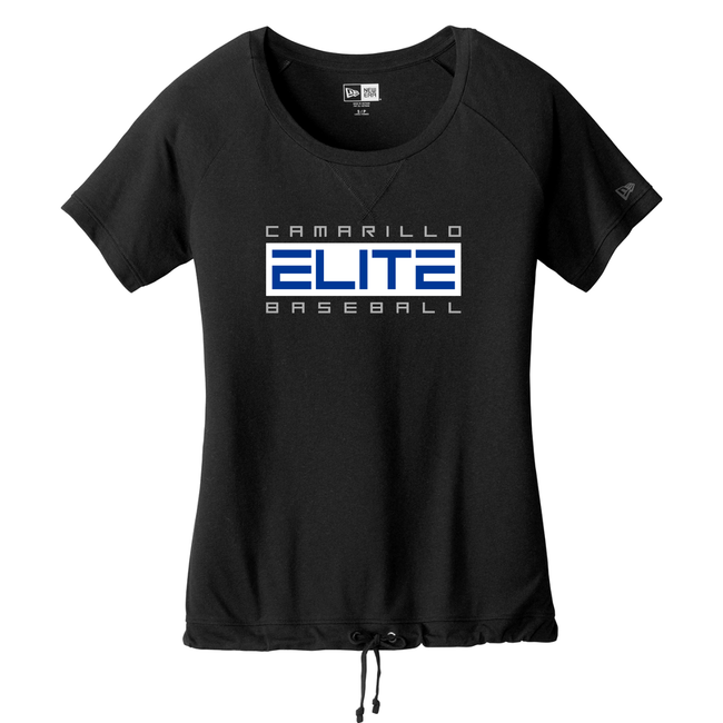 Camarillo Elite NE Ladies Tri-Blend Performance Cinch Tee - Black
