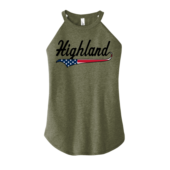 Highland Baseball Women's Perfect Tri Rocker Tank