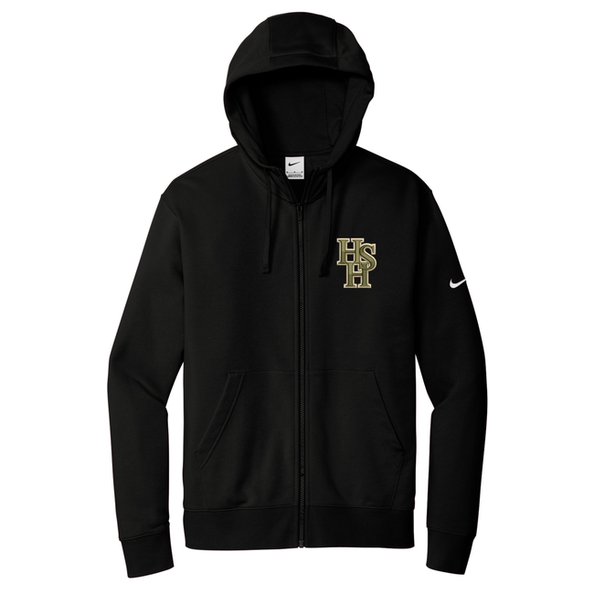 Highland Baseball Nike Club Fleece Zip Up Hoodie