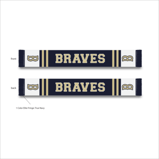 Braves Knit Custom Scarf