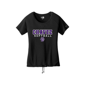 New Era Chavez Softball New Era Ladies Tri-Blend Performance Cinch Tee