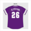 Chavez Softball Custom V-Neck Purple Jersey