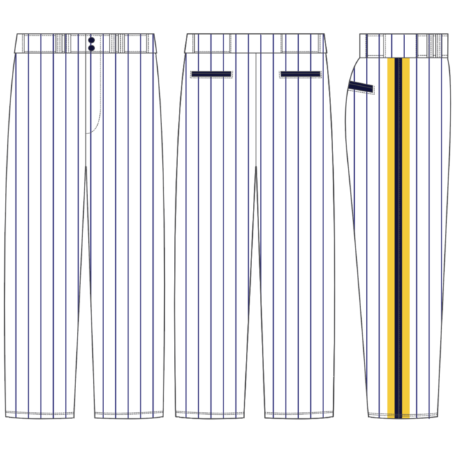 SC Heat Custom Pinstripe Open Bottom Pant