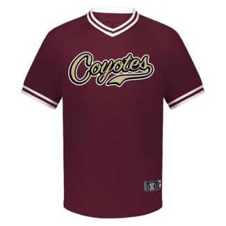 Badger AV Coyotes V-Neck Retro Jersey -MRN