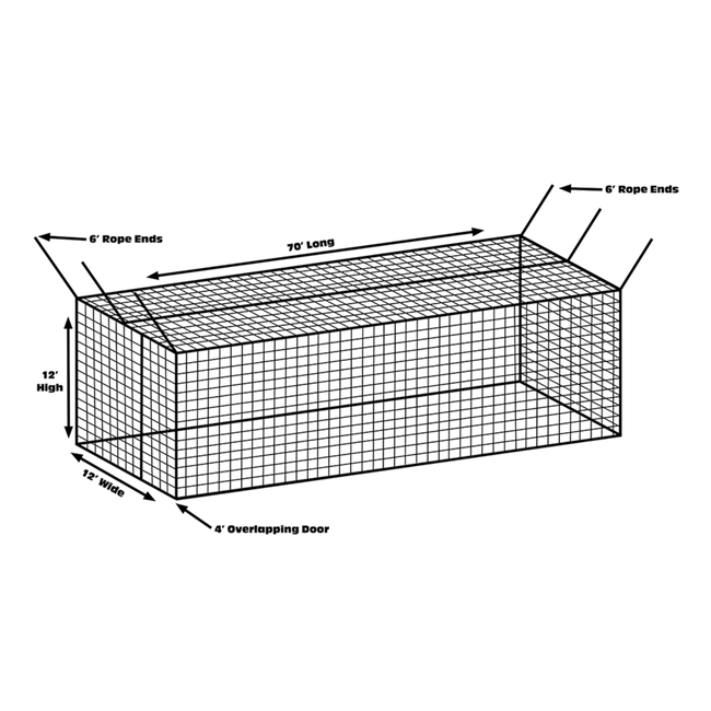 BSI #42 HDPE Batting Cage Net