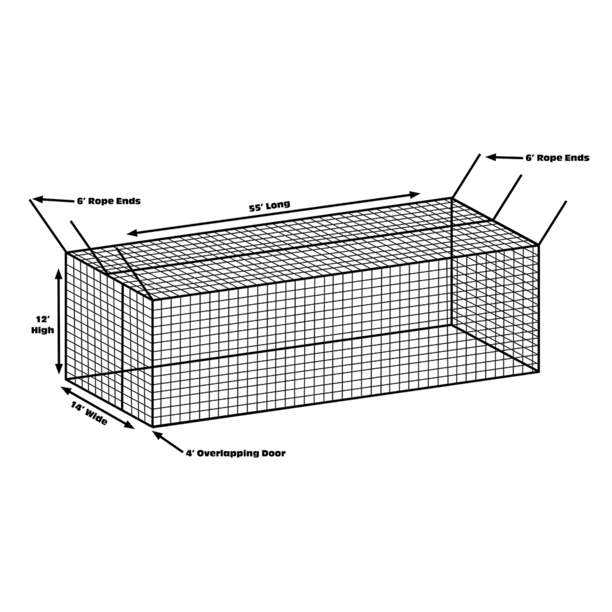 BSI #42 HDPE Batting Cage Net - Bagger Sports