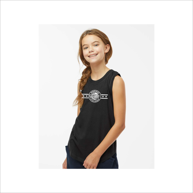 Encino Little Leage  Girl's Relaxed Fine Jersey Tank