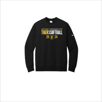 Nike San Fernando Softball Nike Fleece Crew - Logo 2