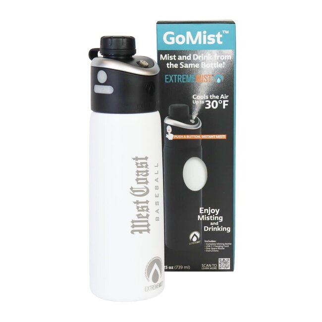 West Coast Baseball GoMist Misting & Drinking Bottle - 25oz