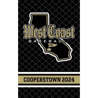 Bagger Sports West Coast Baseball Cooperstown Sublimated Pin Towel