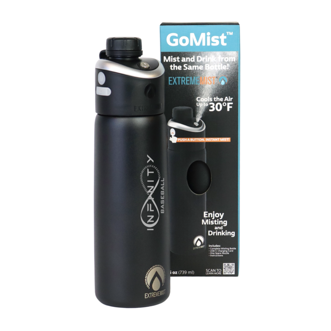 Inifinity Baseball GoMist Misting & Drinking Bottle - 25oz