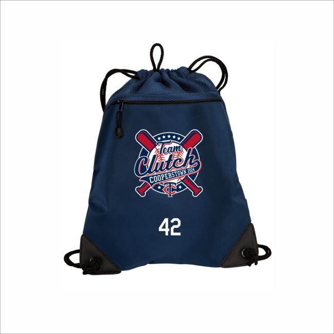 Team  Clutch Baseball - Cinch Pack with Mesh Trim