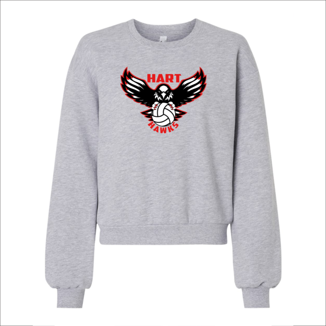 Hart Girl's Volleyball Ladies  Reflex Fleece Crew