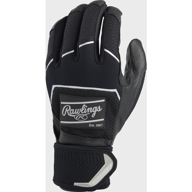 West Coast Rawlings Workhorse with Compression Strap Batting Gloves - WHC2BG