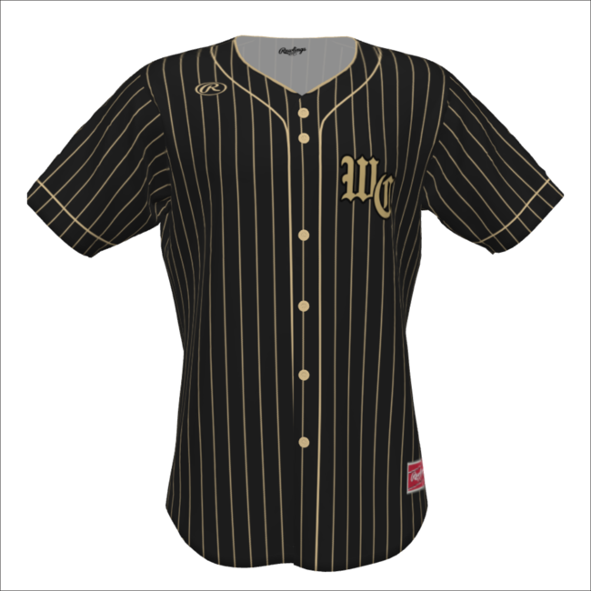 West Coast Baseball Rawlings Custom Full Button Jersey