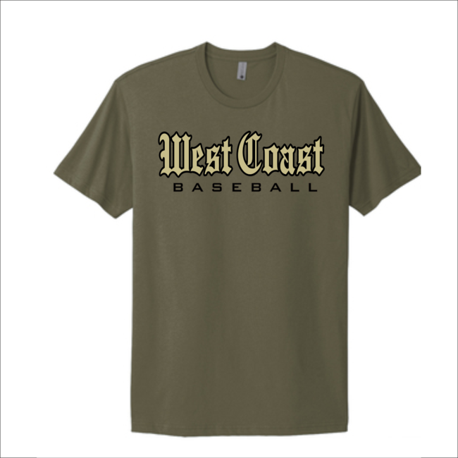 West Coast Baseball Cotton Short Sleeve Crew - 3600