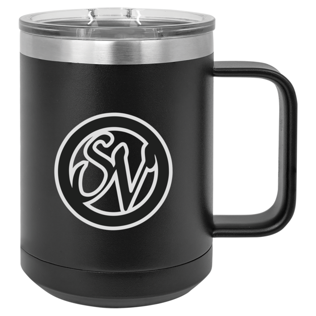 Sierra Vista Laser Engraved Insulated Mug with Slider Lid - 15oz