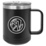 Sierra Vista Laser Engraved Insulated Mug with Slider Lid - 15oz