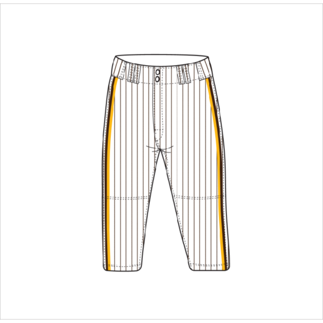 Braves Baseball Rawlings Custom Pinstripe Pants