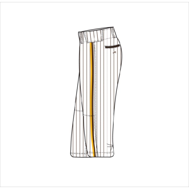 Braves Baseball Rawlings Custom Pinstripe Pants