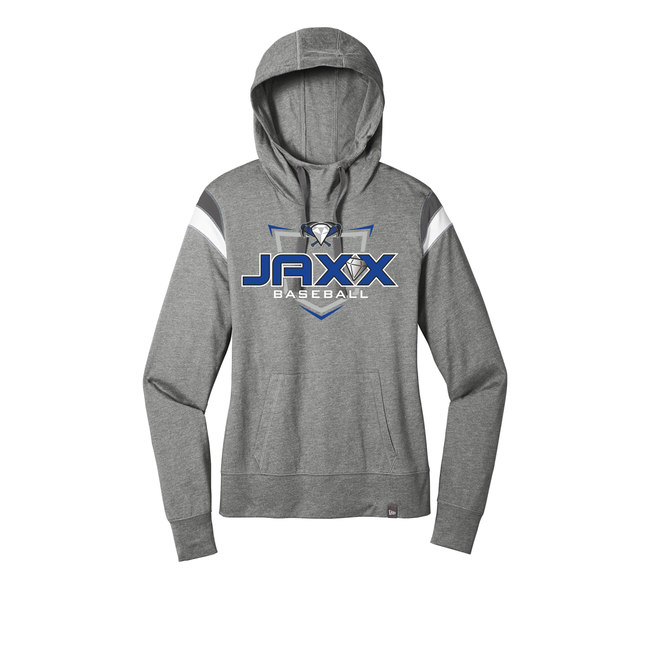 JAXX Baseball New Era Ladies Heritage Blend Varsity Hoodie