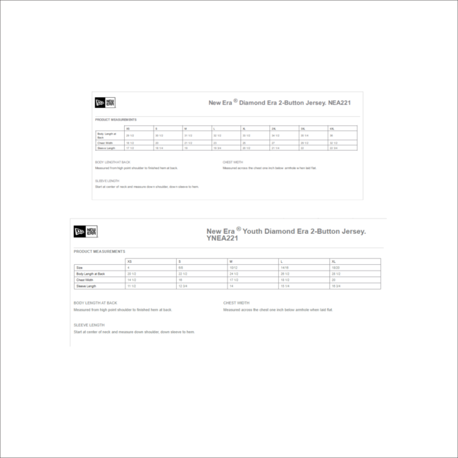 Rebels Baseball Sublimation New Era Diamond Era 2-Button Jersey