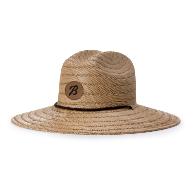 Burroughs Baseball Laser Patch Waterman Straw Hat