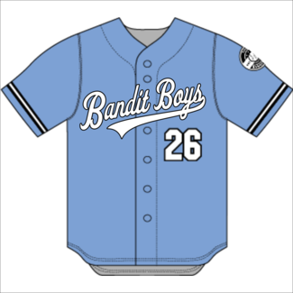 Alleson Bandit Boys Custom Full Button Jersey