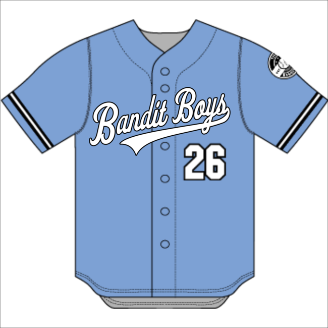 Bandit Boys Custom Full Button Jersey