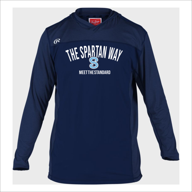 Sylmar Baseball Spartan Way Rawlings Lightweight Training Hoodie