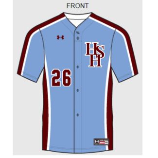 Under Armour Highland Baseball Custom  UA Faux Front Player Jersey