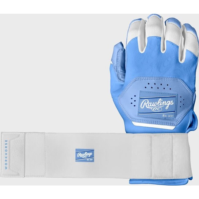Rawlings Youth Workhorse with Compression Strap Batting Gloves - WH25CYBG
