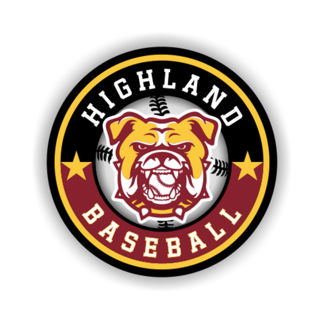 Highland Baseball Decals