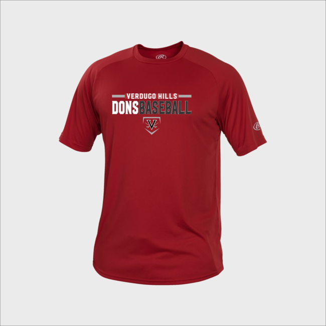 Verdugo Baseball Rawlings Tech Short Sleeve Shirt