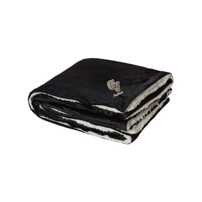 GV Softball Micro Mink Sherpa Blanket 50" x 60"
