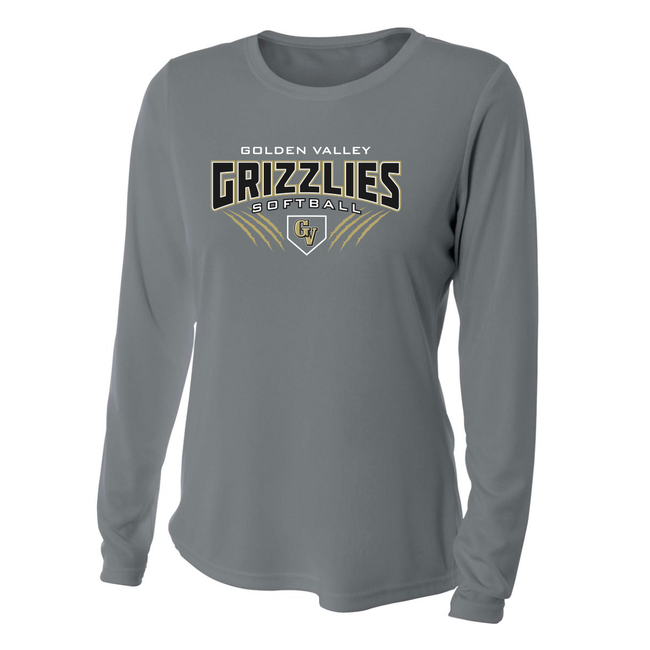 GV Softball Women's Long Sleeve Performance Shirt