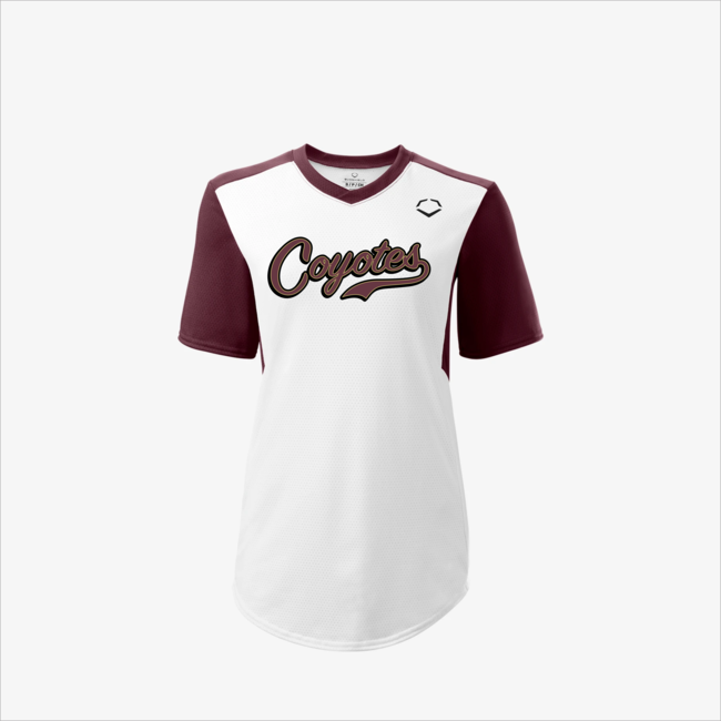 AV Coyotes Softball Evo Shield VNeck Sublimated Jersey