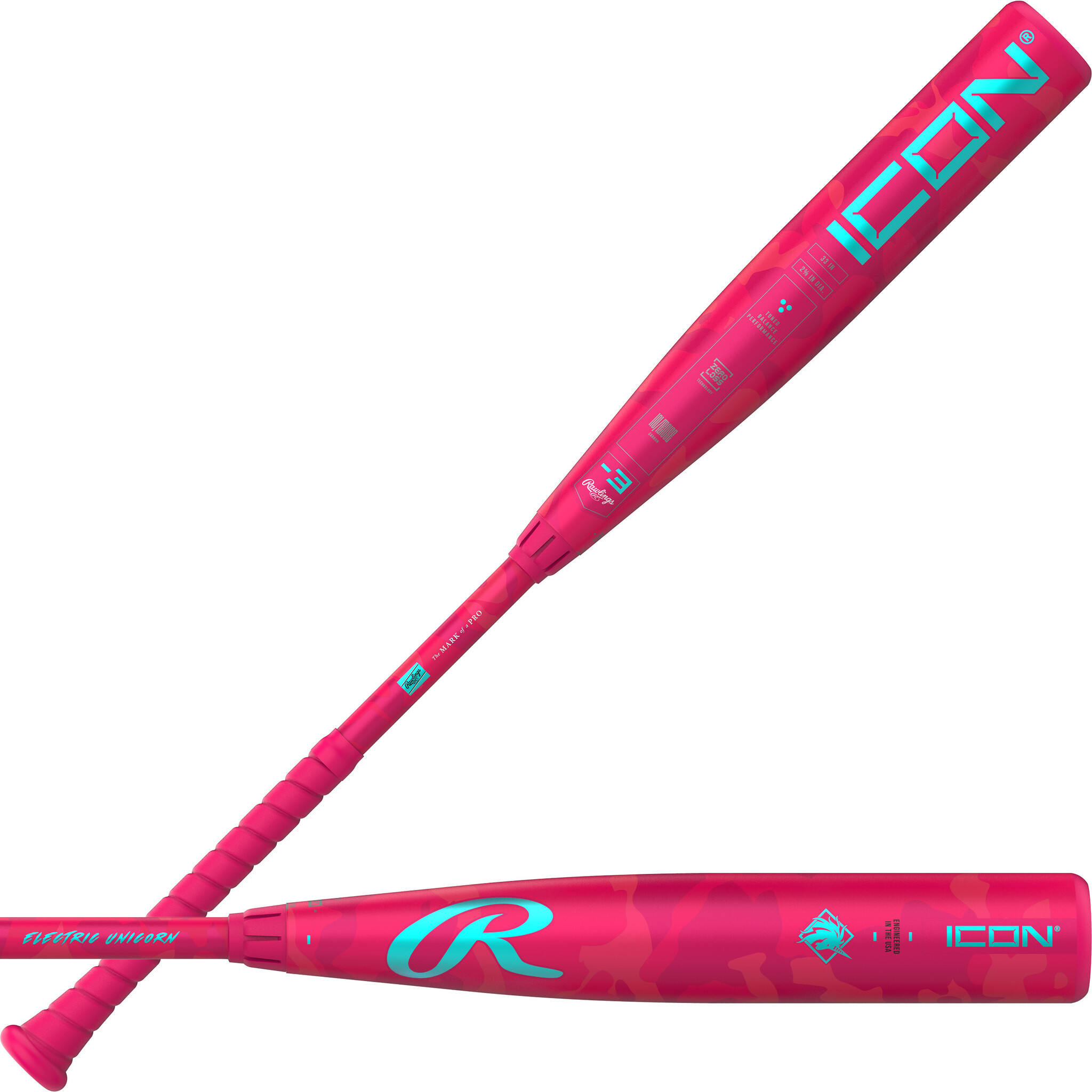 2025 Rawlings Icon Electric Unicorn (5) USSSA Baseball Bat RUT5IPK5